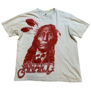 Analog Burton AG Mens Graphic Tee With Native American Large